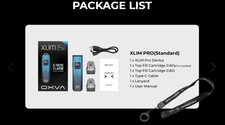 OXVA Xlim Pro Pod Kit - 1000mAh