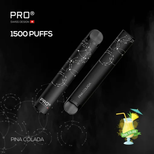 SWISS PRO DISPOSABLE POD SYSTEM Pina Colada - 1500 PUFFS - 20 MG