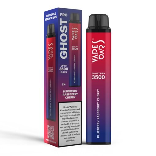 Vape Bar Ghost Pro 3500 Puffs Disposable Vape BLUEBERRY RASPBERRY CHERRY