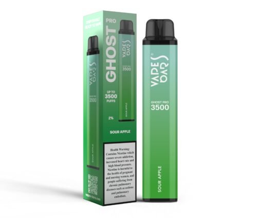 Vape Bar Ghost Pro 3500 Puffs Disposable Vape SOUR APPLE