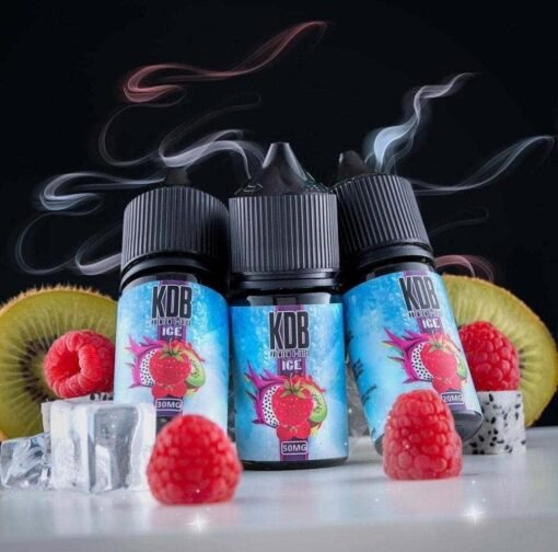 KDB Ice Candy 30ml Saltnic by Grand E-Liquid is mouth-watering fresh dragon fruit, kiwi and raspberries treat, with a subtle slush effect