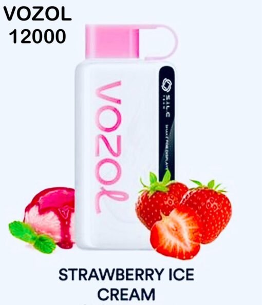 Vozol Star 12000 Puffs Disposable Vape Strawberry Ice Cream