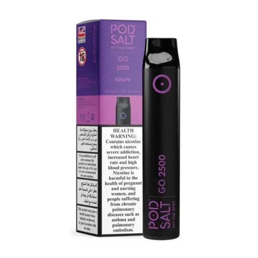 POD SALT GO GRAPE-20MG/ML-2500 PUFFS