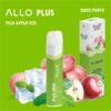 ALLO PLUS 5000 PUFFS FUJI APPLE ICE DISPOSABLE VAPE IN UAE