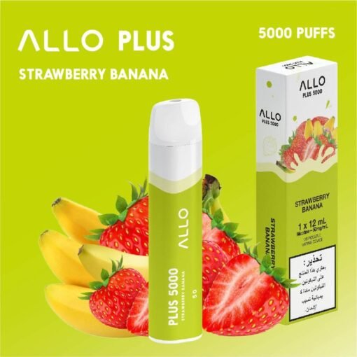 ALLO PLUS 5000 PUFFS FUJI STRAWBERRY BANANA DISPOSABLE VAPE IN UAE